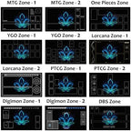 Custom Playmat 24" x 14" Non-Slip with Mat Bag - Printable Play Zone & Optional Stitched Edging, Any Image Printed Your Design Tournament and Card Game Legal