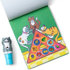 Melissa & Doug Sticker Wow!™ Cat Bundle: 24-Page Activity Book, Refillable Sticker Stamper, Mini Pad, 500 Stickers, Arts and Crafts for Kids Ages 3+