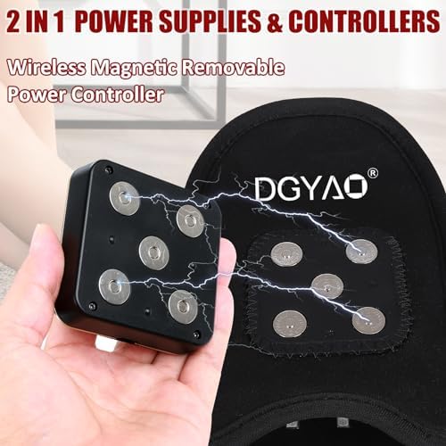 Cordless Red Light Therapy for Foot Pain Relief 4000mAh Battery Portable Wireless Near Infrared Light Therapy Slippers Feet Devices Wearable Wrap for Feet Muscle Relax Treatment Pad