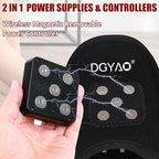 Cordless Red Light Therapy for Foot Pain Relief 4000mAh Battery Portable Wireless Near Infrared Light Therapy Slippers Feet Devices Wearable Wrap for Feet Muscle Relax Treatment Pad