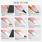 SAVILAND LED & U V Builder Nail Gel - 3.53 oz White Nail Extension for Professional Salon Gel Builder for Nails Hard Gel for DIY Nail Art Supplies Manicure Set, Gift for Women Ladies Girls