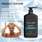 Wrinkle Defense Tallow Balm, Skin Care for Men, Mens Face Care Set (Tallow Cream + Tallow Night Serum + Tallow Face Wash), Moisturizer & Anti Wrinkles for Men Day & Night(1 SET)
