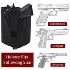 Concealed Carry Ankle Holster, Accmor Adjustable Elastic Leg Concealment Gun Holsters for Men and Women, Right & Left Hand Draw