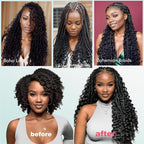 Human Braiding Hair 2 Bundles/Pack 100g Deep Wave Human Bulk Hair for Braiding No Weft 10A Brazilian Virgin Human braiding Hair for Boho Braids Extensions (Natural Color, 16 inch)
