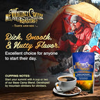 Mt. Whitney Base Camp Blend Coffee Beans - Medium Dark Roast Coffee, Low Acid Coffee - Ground Coffee, 12 oz (Pack of 1)