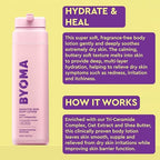 BYOMA Sensitive Body Lotion - For Dry, Irritated Skin - Fragrance-Free Moisturizer with Colloidal Oat & Shea Butter - Soothes & Relieves Itching - Skin Barrier Support - 16.9 fl oz