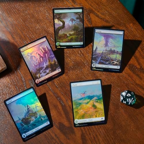 Magic: The Gathering Modern Horizons 3 Bundle - 9 Play Boosters, 30 Land Cards + Exclusive Accessories