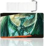 Board Game MTG Playmat Games Size 60X35 cm CCG Compatible for MTG CCG RPG Trading Card Game (MTG1-UGIN, The Spirit Dragon(1))