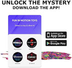 Shashibo Limited Edition Gartel Shape Shifting Box - Award-Winning, Patented Fidget Cube w/ 36 Rare Earth Magnets - Designed by Digital Art Pioneer Laurence Gartel (4 Pack)