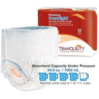 Tranquility Premium OverNight Disposable Absorbent Underwear (48 Count) - 2XL, 62-80 in. Waist - Maximum Absorbency, All-Night Sleep, Breathable Comfort, 48 Adult Diapers