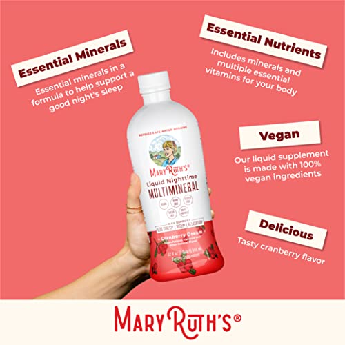 MaryRuth's Liquid Morning Multivitamin Essentials+ | Vitamin A C D E B6 B12 K2 Biotin Zinc | Mens Womens Multivitamin | Immune Support | Beauty | Sugar Free | Vitamins for Ages 1+ | Vegan | 32 Fl Oz