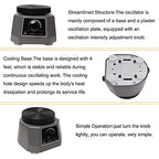 Dental Lab Vibrator 4" Round Lab Equipment Shaker Oscillator Heavy Duty Platform Roundness Vibrator Plaster 110V 100W