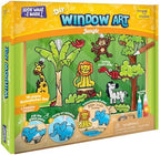 Imagimake Window Art Jungle Suncatcher Kit | Kids Crafts Supplies | Girls Toys Age 6-8 | Arts and Crafts for Kids Ages 8-12 | Creative Fun Craft Kit | Gifts for 5 Year Old Boys & Girls
