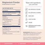 TRIP Magnesium Glycinate Powder with L-Theanine & Lion’s Mane, Sugar Free Magnesium Supplement for Adults, 250mg Magnesium per Drink Mix Serving, Pomegranate Orange Blossom, 1 Bag - 30 Servings