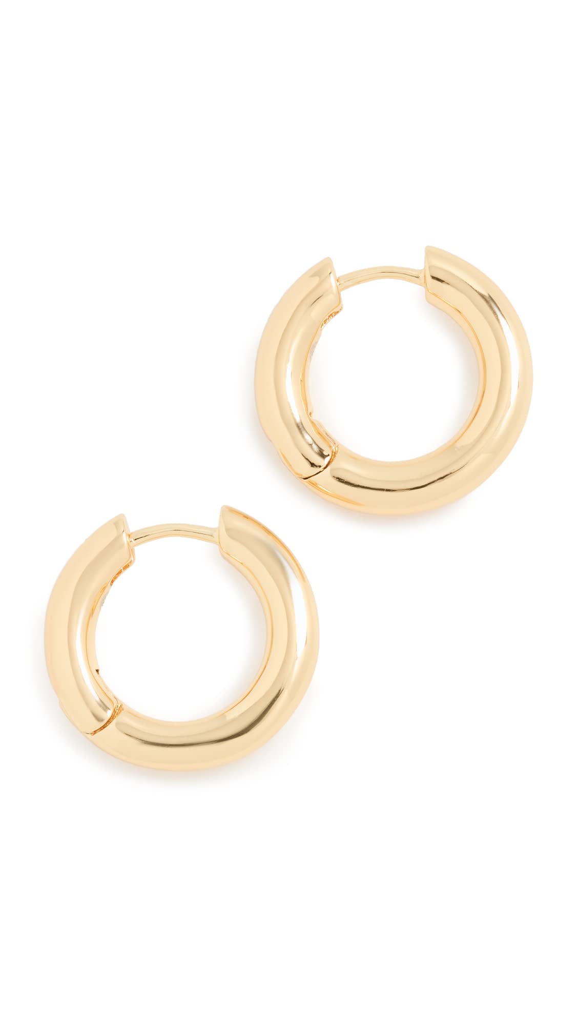 gorjana - Lou Hoops 13/16 inch - 18k Gold Plated for Women