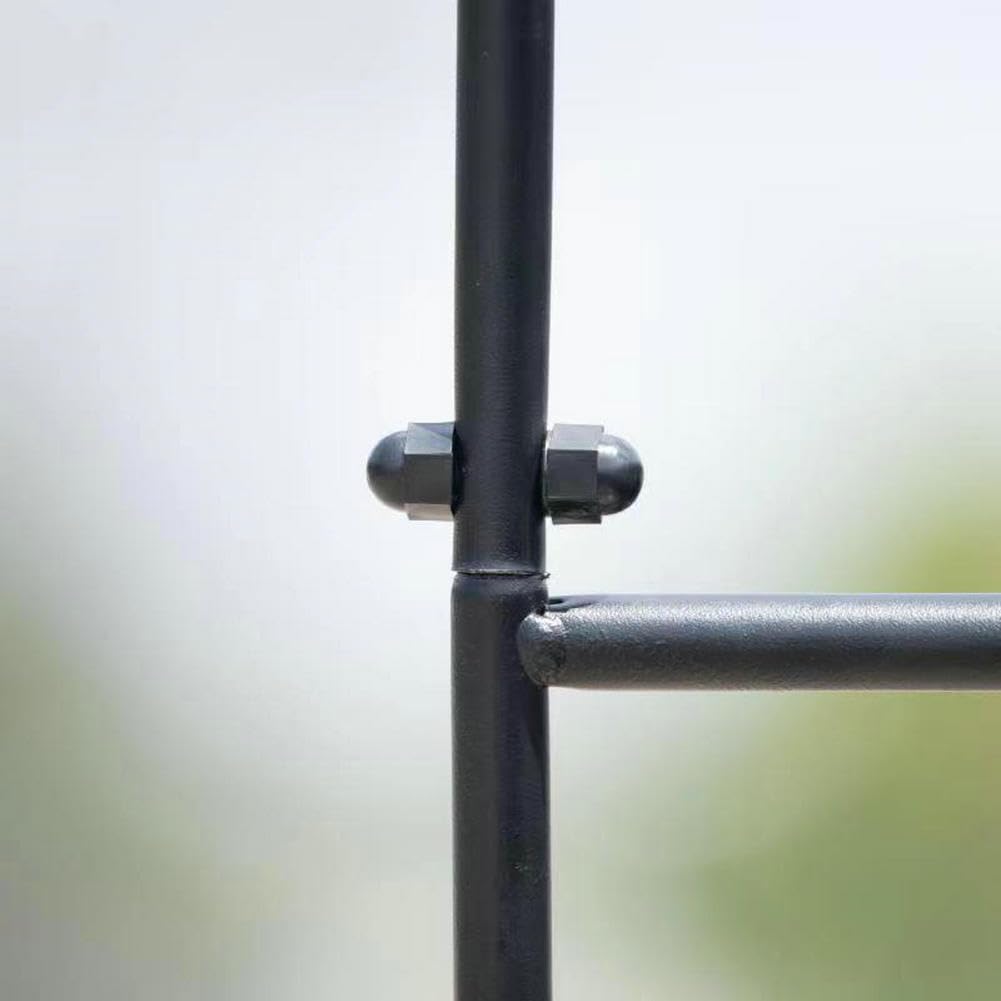 1. GO Steel Garden Arch, 7'8" High x 4'5" Wide, Garden Arbor for Various Climbing Plant, Outdoor Garden Lawn Backyard