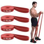 Pull Up Bands, Resistance Bands, Pull Up Assistance Band Exercise Bands for Men & Women Working Out, Body Stretching, Physical Therapy, Muscle Training - Dark Red