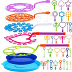 JOYIN Big Bubble Wands Set, Giant Bubble Wand Toys with Tray Bulk for Kids Adults, Summer Toys, Birthday Party Favors, Outdoor Activities, Easter Basket Stuffers