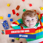 Le Glue Temporary Glue - Compatible with Legos - Non-Permanent Clear Adhesive for Plastic Building Blocks - No Messy Break-Ups - Non-Toxic Formula - Created for Kids, by a Kid