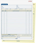 Adams Purchase Order Book, Carbonless, White/Canary, 2-Part, 8-3/8 x 10-11/16 Inches, 50 Sets (DC8131)