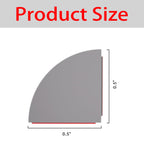 Flexible Quarter Round Molding, Mini Peel and Stick Rubber Trim Moulding(155Inch)