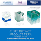 Kleenex® Professional Facial Tissue, Bulk (21271), 2-Ply, White, Upright Cube Boxed Format, Designed for Business (90 Tissues/Box, 6 Bundles of 6 Boxes, 3,240 Sheets/Case)