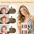 YANIBEST Heatless Hair Curler, No Heat Curling Rod Overnight, Heatless Hair Rollers to Sleep in, 4PCS Rods for Most Hair Types