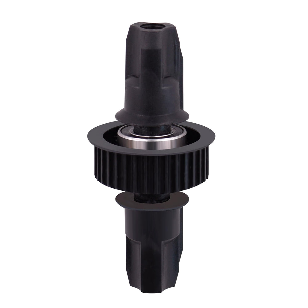 XYgdhqpt 1Pc Brush Roll Center Gear Wheel,Black Wear-Resistant Plastic