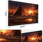 MTG Playmat - Non-Slip Backing Printing, Ideal for Card Game Enthusiasts TCG Playmat (Desert mecca-Deck)