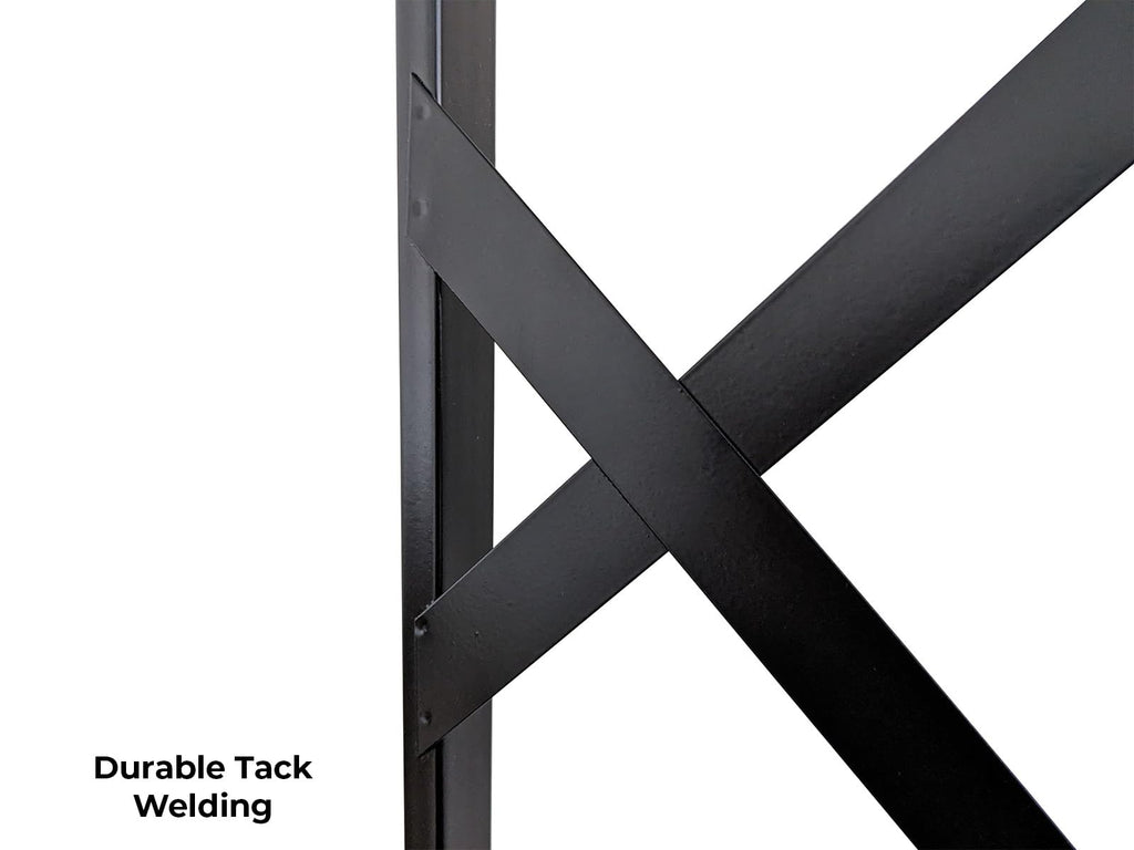 Giant Trellis, 108” high (9’ Tall) by 28” Wide Trellis with Arched top - by Meranti Home + Garden