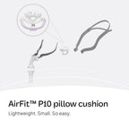 ResMed P10 Nasal Pillow Cushion - Replacement Silicone CPAP Mask Cushion - Frame System & Headgear Not Included - Premium CPAP Accessory - X-Small