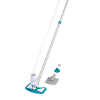 Bestway Flowclear AquaClean 110 Inch Pool Vacuum for 20 Feet Above Ground Pools with Removable Debris Bag, Suction Nozzle, Skimmer Head, and Adapters