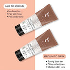Tanning Lotion Self Tanner Kit - USA Made with Organic & Natural Ingredients, Self Tanning Lotion Face Tanner & Application Kit, Non Toxic Gradual Tan, Sunless Tan for Women & Men