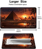 MTG Playmat - Non-Slip Backing Printing, Ideal for Card Game Enthusiasts TCG Playmat (Desert mecca-Deck)