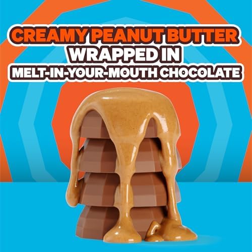 MrBeast Feastables Peanut Butter Cups Milk Chocolate, 24 Count, 2-Cup Packs
