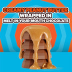 MrBeast Feastables Peanut Butter Cups Milk Chocolate, 24 Count, 2-Cup Packs