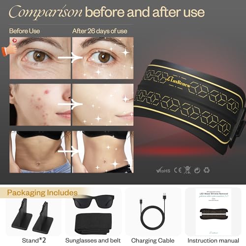 Multifunction Red Light Therapy for Body and Face, 850nm Near-Infrared Light Therapy LED Mask Facial Body Beauty Equipment for Skin Care at Home