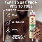 Old Spice Whole Body Deodorant for Men, Total Body Deodorant, Aloe + Rain, Aluminum Free Deodorant Spray for 24/7 Freshness // Dermatologist Tested Whole Body Deodorant, 3.5 oz