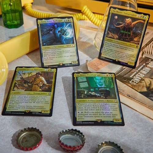 Magic: The Gathering Fallout Commander Deck Bundle – Includes All 4 Decks (1 Hail Caesar, 1 Scrappy Survivors, 1 Science!, and 1 Mutant Menace)