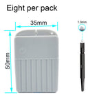 Wax Guards Cerumen Stop Filters for Phonak/Unitron/Widex Hearing Aids Cleaner with Cleaning Brush Kit Tools and Carry Case – 6Packs/48 Pieces