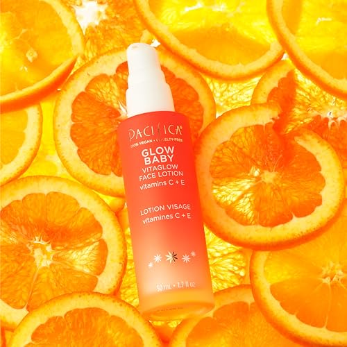 Pacifica Face Moisturizer - Vitamin C Face Lotion Glow Baby VitaGlow Face Moisturizer Glow Recipe, Vitamin E, Antioxidants, Dermatologist Tested 1.7 oz