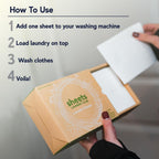Sheets Laundry Club Detergent Sheets, Fragrance Free, up to 100 Loads