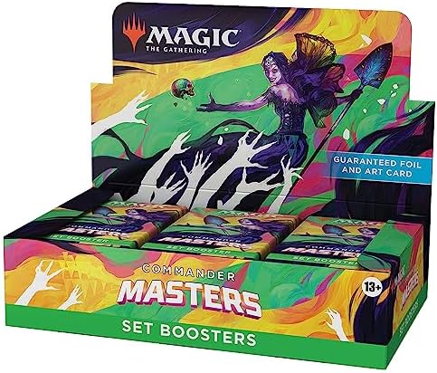 Magic The Gathering Commander Masters Set Booster Box - 24 Packs (360 Magic Cards)