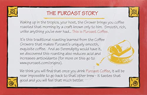 Puroast Low Acid Coffee| Lost Art Single Serve Pods | Medium Roast | High Antioxidants & High pH |No Bitter Aftertaste | Reduced Heartburn & GERD Friendly | 72 Count - Compatible with Keurig Brewer