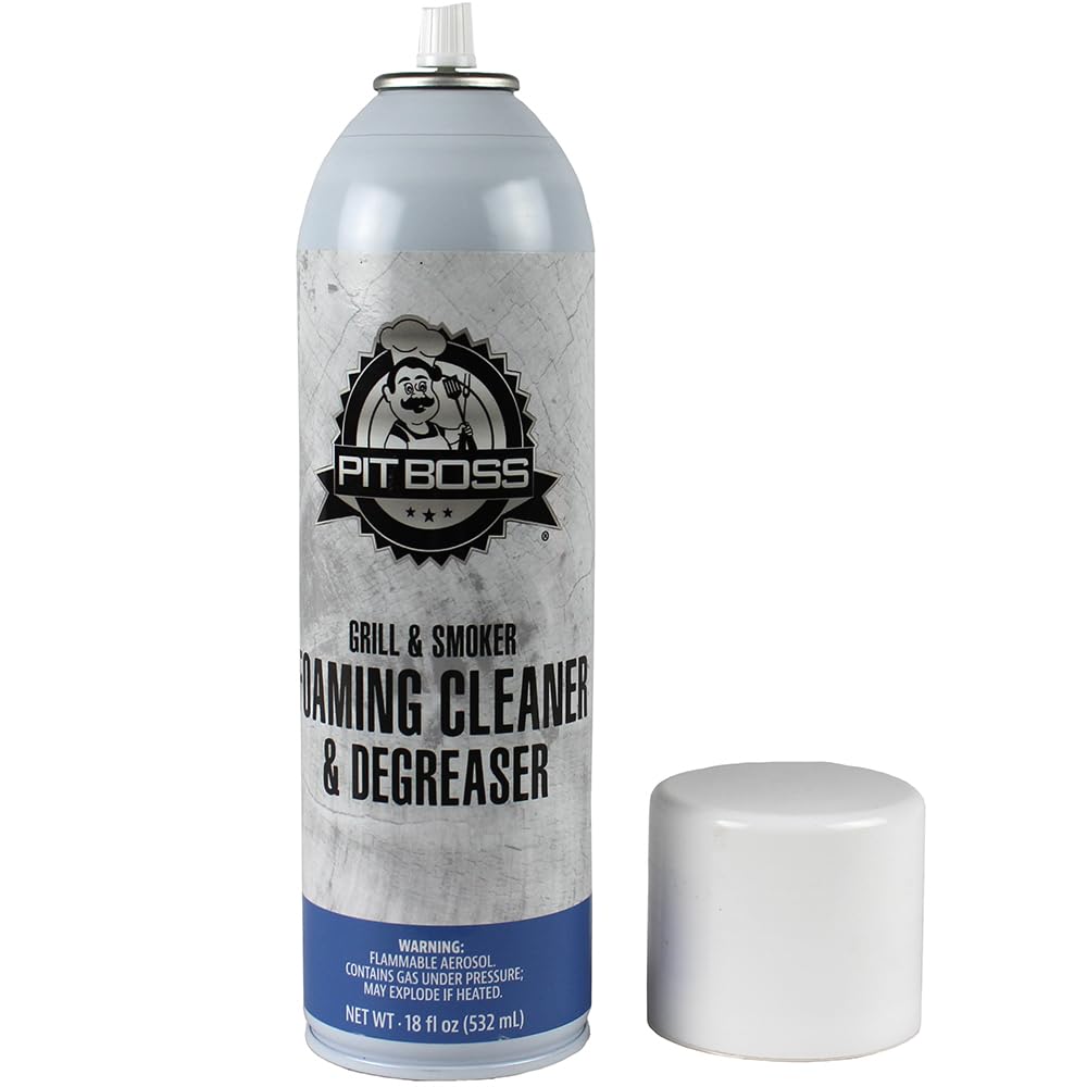 PIT BOSS Grill and Smoker Foaming Cleaner Degreaser 18 oz Eco-Friendly and Fast-Acting