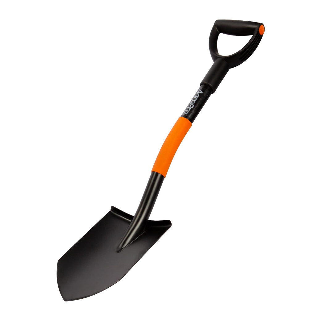 AgroPro Shovel for Digging, Heavy Duty Garden Shovel with Ergonomic D-Handle, Small Shovel for Planting, 32 Inches