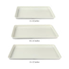 Martha Stewart Gallen 3-Piece Cookie Sheet Set – 13", 15", 17" Baking Pans, Ceramic Nonstick, PFA-Free, Carbon Steel – Oven Safe to 450°F, Warp-Resistant, Easy to Clean - Linen White