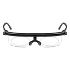 Ouolipraa Flex Focal Adjustable Glasses Dial Vision Reading Glasses Zoom Eyeglasses for Men Women One Power Auto Focus 0D to 400D Presbyopic Readers Variable Focus Eyewear Read Distance Near Far Sight