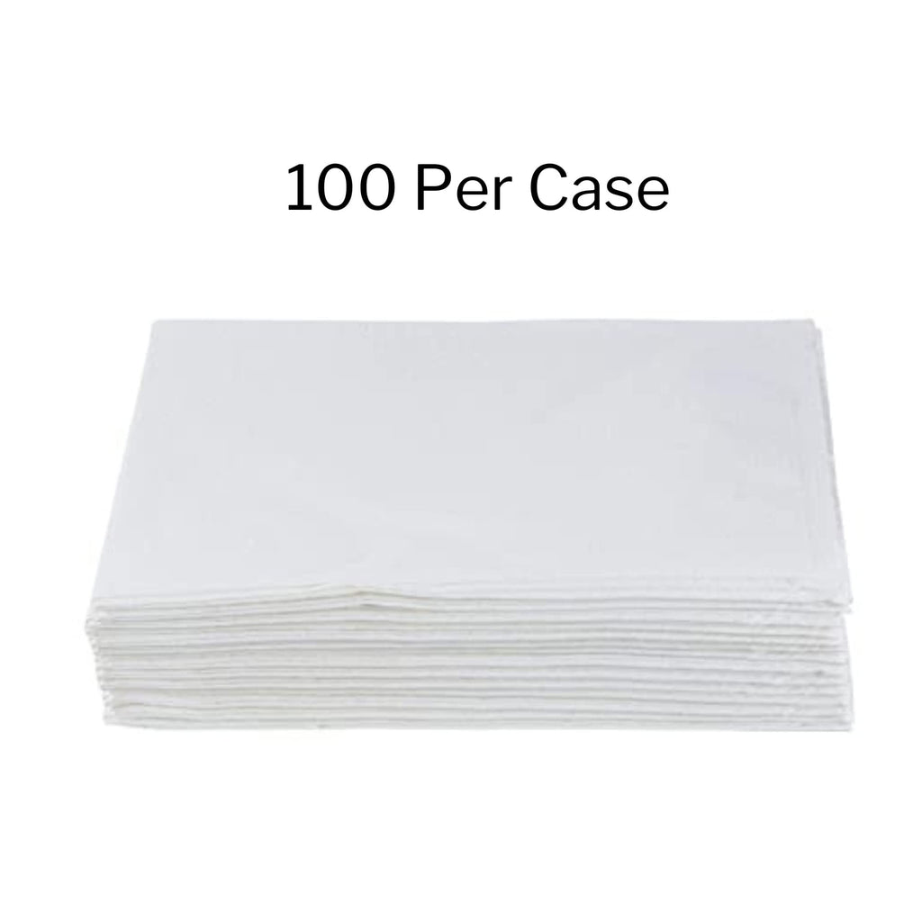 McKesson Disposable Pillow Case Covers [400 Count] Bulk Pillowcase, Single-Use for Medical Hospital Travel, Standard Size, White, 21 in x 30 in