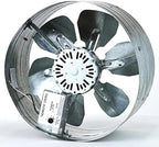 iLiving ILG8G14-12T Automatic Gable Mount Attic Ventilator Fan with Adjustable Thermostat, 3.10 Amp, 1220 CFM, Single-Speed